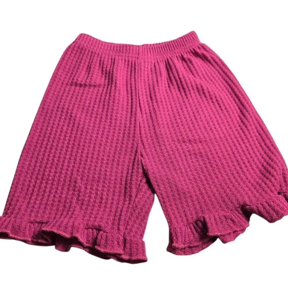 Pink tanktop shorts Matching outfit 130 6/7